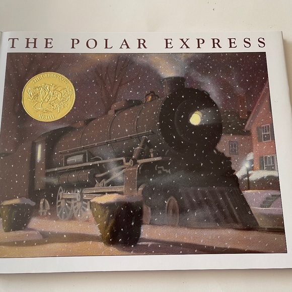 The Polar Express Book: 1st edition Caldecott Award -- C VanAllsburg - Picture 1 of 12